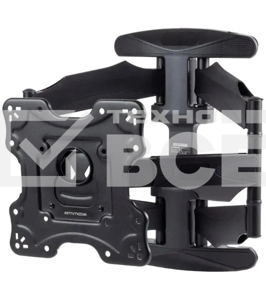 Кронштейн для телевизора Arm Media COBRA-60 черный, 32'-65' макс. 45 кг, настенный, поворотно-выдвижной и наклонный