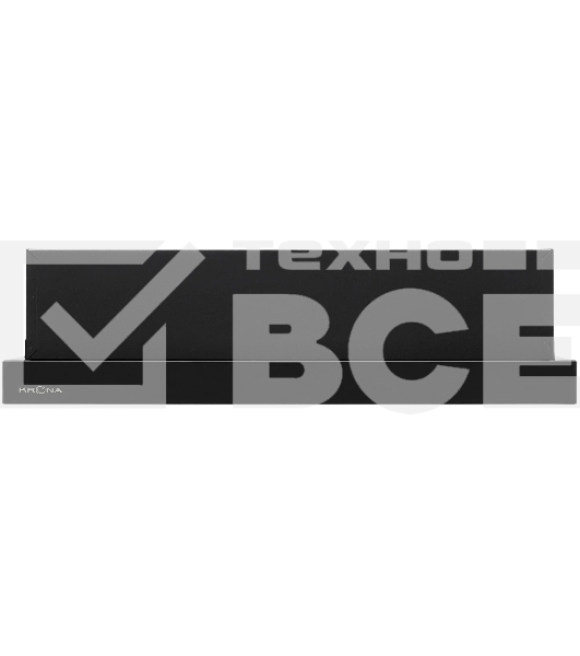 Вытяжка кухонная Krona KAMILLA T 600 BLACK (1 мотор)