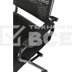 Кресло Бюрократ CH Balance-Low черный экокожа низк.спин. крестов. металл, фото6