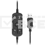 Гарнитура Marvo HG9076 Tactic X чёрный, проводная, USB, подсветка, фото2