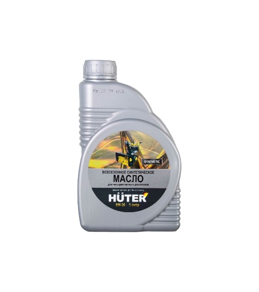 Масло моторное Huter 5W-30 синтетическое для четырехтактных двигателей для техники Huter 1л 73/8/1/2
