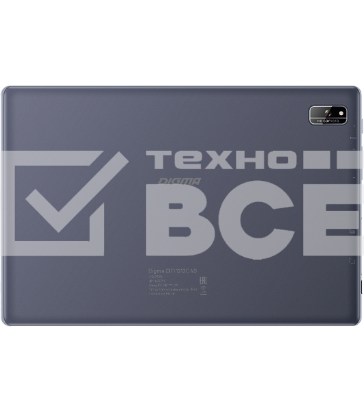 Планшет Digma CITI 1312C 10.1', 3Gb, 32Gb, 4G LTE, Android 11, серый