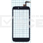 Сенсорное стекло (тачскрин) для Archos 50 Platinum MCF-050-0995-V2, черное, фото 1