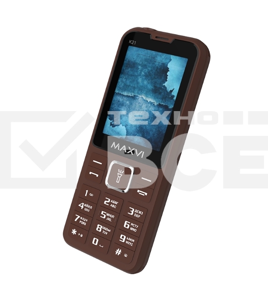 Мобильный телефон Maxvi K21 шоколадный