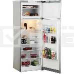 Холодильник Indesit TIA 16 G серый/черный двухкамерный 245/51л морозилка сверху, ручная разморозка, фото2