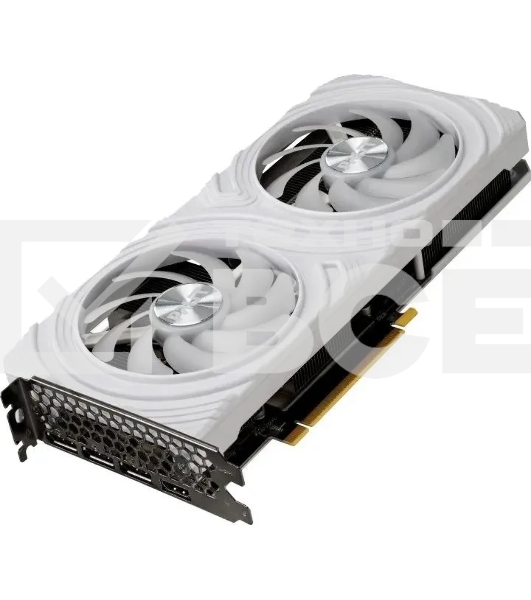 Видеокарта PALIT RTX4070 DUAL WHITE OC NVIDIA GeForce RTX 4070 12Gb PCI-E 4.0 192bit GDDR6 1920/20000 HDMIx1 DPx3 HDCP Ret