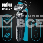 Бритва сетчатая Braun Series 7 71-N1000S реж.эл.:3 питан.:аккум. черный, фото8