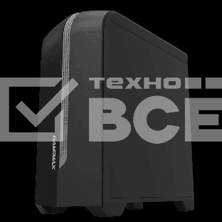 Корпус GameMax Centauri, без БП (ATX,Черн-сер,USB3.0, Зак.стекло, 1*120мм. RGB, пыл.фил.), черный/серый