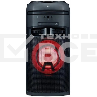 Мини-система LG OK65 X-BOOM -переноснаяс поддержкой караоке! Мощность 500Вт RMS, Bluetooth v.4.0/ / x2 USB / Аудио вход (3.5мм), х2 микр