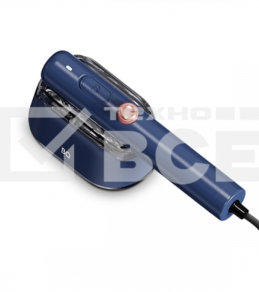 Ручной отпариватель BQ SG1009H Blue, Мощность 1000 Ватт, 2 в 1: Отпаривание и глажка, Быстрый нагрев, Для всех типов ткани,Вертикальное и горизонтальное отпаривание, Сухая глажка, Тефлоновое покрытие подошвы, Подставка и мерный стакан в комплекте, Устройс