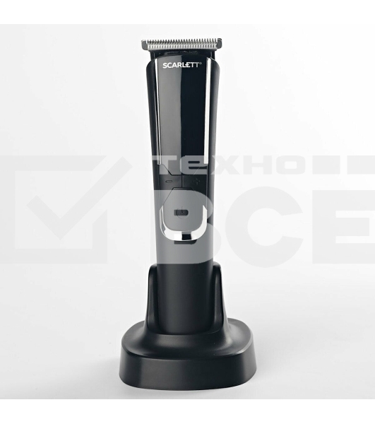 Машинка для стрижки Scarlett SC-HC63C73 черный 5Вт (насадок в компл:4шт)