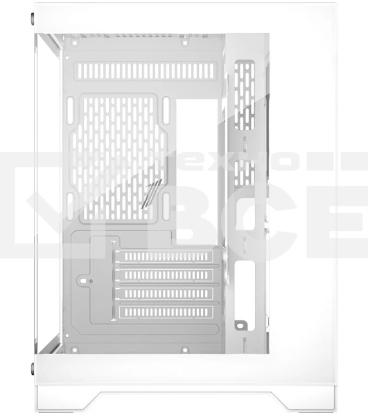 Корпус 1STPLAYER MEGAVIEW MV5-T White / mATX / MV5-TP-WH