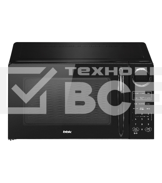 Микроволновая печь BBK 23MWS-907S/B (черный)