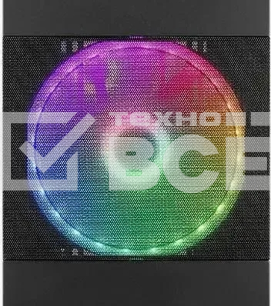 Компьютерный корпус Aerocool/Formula Atomic V1 без БП, mATX, боковое окно (закаленное стекло), черный