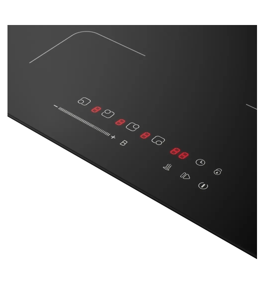 Индукционная варочная панель Kuppersberg ICI 607, High-Tech, индукция, 60 см, 4 зоны нагрева, 9 уровней мощности, inverter, таймер, пауза, Booster, слайдерное управление, черный