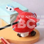 Точилка для карандашей механическая Deli EH517 Super Wings 1 отверстие пластик красный коробка (упак.:1шт), фото2