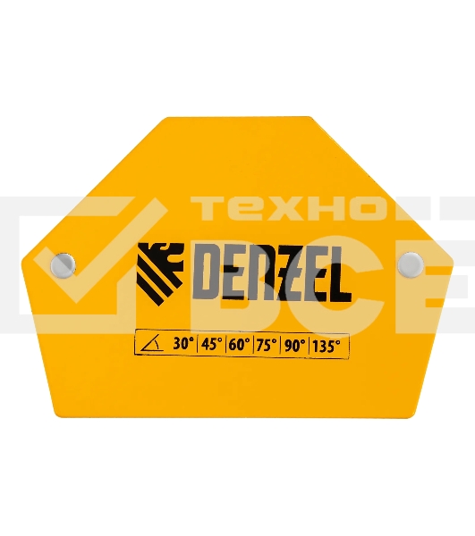 Фиксатор магнитный Denzel для сварочных работ усилие 25 LB, 30х45х60х75х90х135 град.