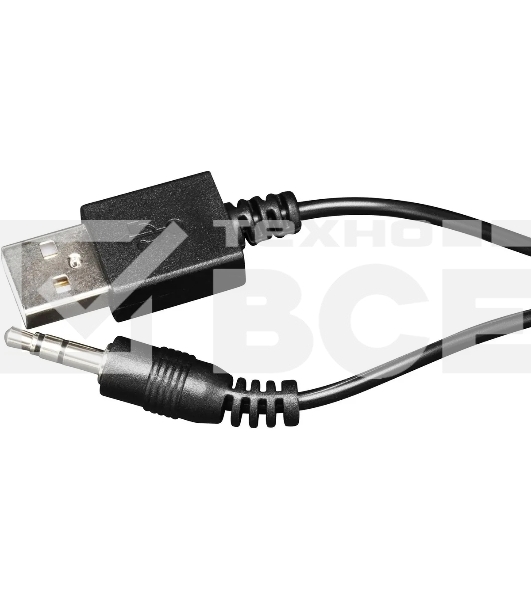 Акустическая система Оклик OK-120U 2.0 черный 6Вт