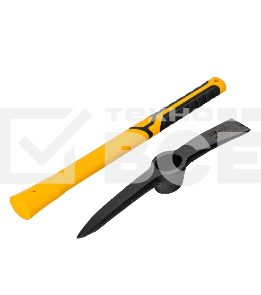 Кирка Denzel 700 г, фибергласовая обрезиненная рукоятка 385 мм