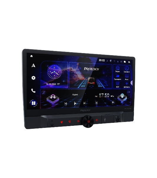 Автомагнитола Prology MPA-320 DSP, 2 DIN, 10', Android 10, Bluetooth, USB Type-A, AUX, GPS, 4G, пульт ДУ