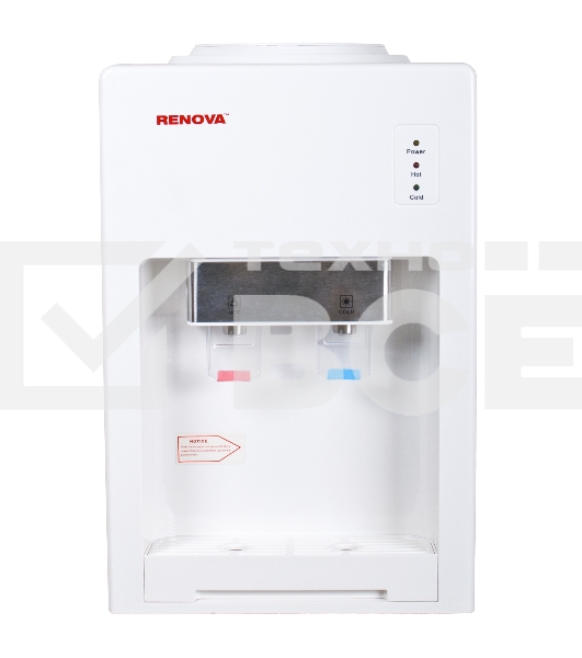 Кулер для воды Renova DT-T1, верхняя загрузка, нагрев 95 °С, охлаждение 8 °С, белый