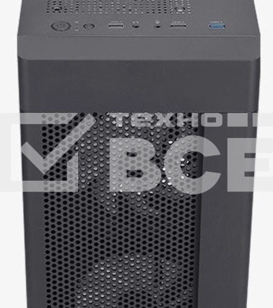Корпус MiniTower Aerocool / Formula HEXFORM-G-BK-v2 (mATX, стекло, сетка, USB3.0x1, USB2.0x2, 3x120mm FRGB fans) (4711099471799)
