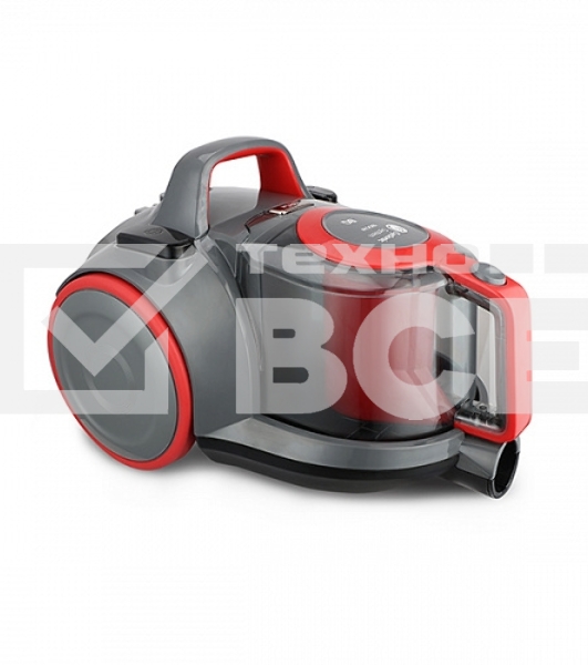 Пылесос BQ VC1809C красный, 380/1800 Вт, уборка сухая, пылесборник контейнер 2.5 л