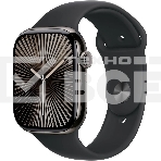 Смарт-часы Apple Watch S10 46mm Jet черный Aluminium Case/черный SB M/L  A2999 195949572432, фото 1