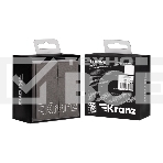 Выключатель STRONG 2 кл с подсветкой 10А с/у графит KRANZ, фото6