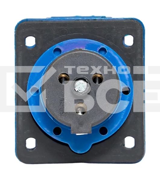 Розетка стационарная внутренняя EKF 413 ps-413-16-220 16А 220В 2P+РЕ IP44