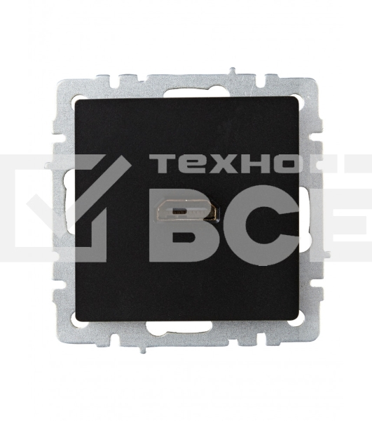 Розетка HDMI IEK BRITE РHDMI-0-БрЧ черный