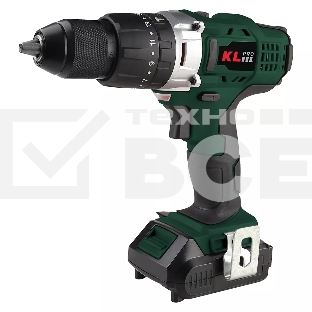 Профессиональный ударный шуруповерт Klpro KLDM18-50 (18В, Li-ion-2шт, 5.0А·ч, 40Нм, 2 скорости, подсветка, магнитная бита,З/У-4А,в кейсе)