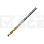 Сверло спиральное по металлу Denzel 2 x 49мм, Р6М5, Golden Tip, 2 шт., фото3