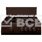 Плита газовая Renova SG6G-BR коричневый, конфорок 4 шт, духовка 70 л, 60 см x 85 см x 60 см, фото3