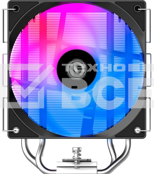 Кулер для процессора ID-COOLING SE-214-XT V2 LGA1851/1700/1200/115X/AM5/AM4 (16шт/кор, TDP 200W, PWM, 4 тепл.трубки прямого контакта, FAN 120мм, Random Spectrum Lighting) RET