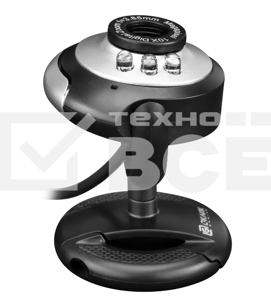 Веб-камера Оклик OK-C8825 черный 0.3Mpix (640x480) USB2.0 с микрофоном