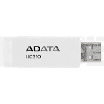 Флешка USB ADATA UC310 (UC310-128G-RWH), 128Gb, USB 3.2 Gen1, R/W 100/30, белый, фото 1