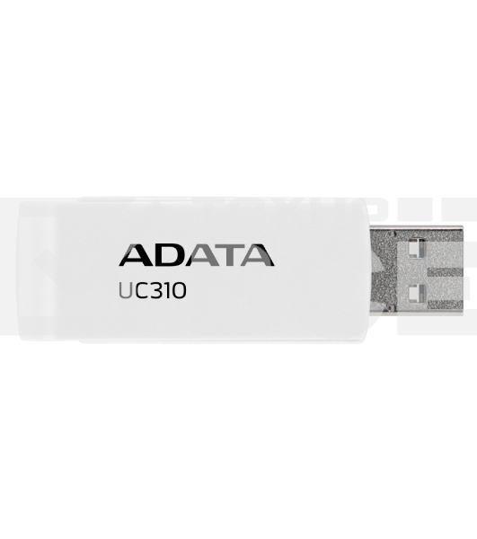 Флешка USB ADATA UC310 (UC310-128G-RWH), 128Gb, USB 3.2 Gen1, R/W 100/30, белый