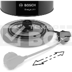 Чайник электрический Bosch TWK3P423 1.7 л, 2400 Вт, черный (корпус: нержавеющая сталь), фото8