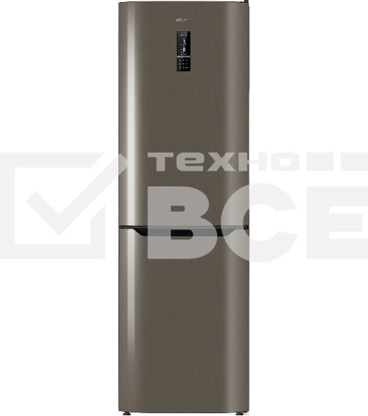 Холодильник Atlant ХМ-4621-199 ND бронзовый двухкамерный 211/94л морозилка снизу, No Frost