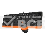 Комплект клавиатура+мышь A4Tech FStyler F1010 проводной, USB, 1600 DPI, чёрный/оранжевый, фото24