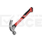 Молоток-гвоздодер Matrix 450 г, боек 27 мм, фибергласовая обрезиненная рукоятка, фото3