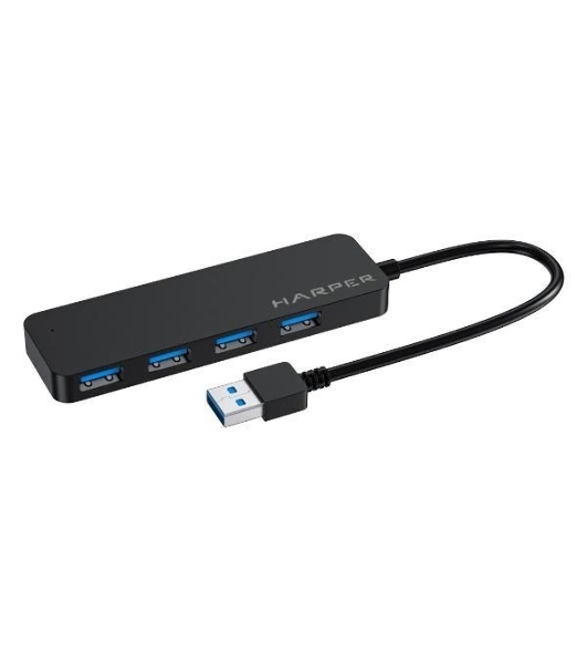 USB-концентратор Harper HUB-04P, USB Type-A, USB/MicroUSB