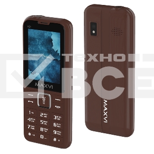 Мобильный телефон Maxvi K21 шоколадный