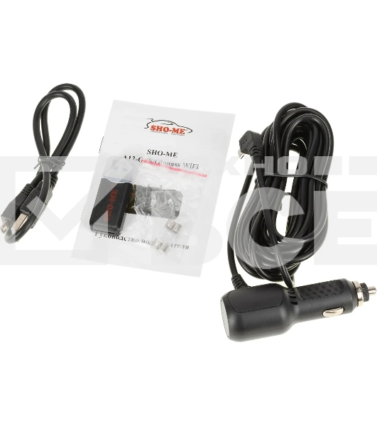 Видеорегистратор Sho-Me A12-GPS/GLONASS WI-FI черный 5Mpix 1296x2304 1080p 140гр. GPS Ambarella A12