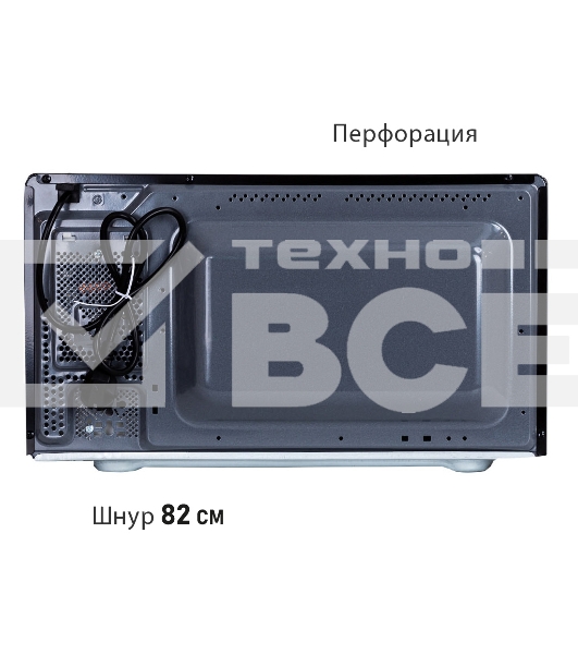 Микроволновая печь Pioneer MW361S черный 23л 800Вт поворотный механизм