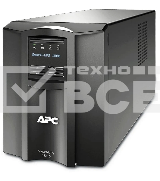 Источник бесперебойного питания APC Smart-UPS SMT1500IC 1000Вт 1500ВА черный