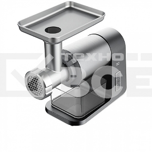 Мясорубка электрическая BQ MG1010 серый, 2200 Вт, 1.8 кг/мин, реверс, защита от перегрузки, насадки - 7