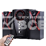 Мультимедийная акустическая система GINZZU GM-407 2.1 с Bluetooth. Выходная мощность (RMS) 40 Вт. Диапазон воспроизводимых частот: 40Гц - 20КГц. Bluetooth: V2.1. Встроенный аудио-плеер: SD-card, USB-flash до 32 Gb. FM радио: 87.5МГц - 108.0МГц. Вход AUX: , фото3