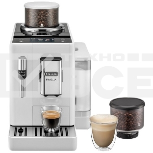 Кофемашина автоматическая DeLonghi EXAM440.35.W (0132213209) белый, исп. кофе - зерновой/молотый, 1,4 л, 1450 Вт, 19 Бар